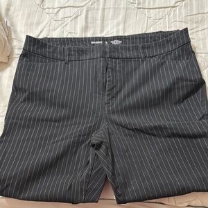 Old Navy Black and White Dress Pants 16 TALL. WORN ONCE